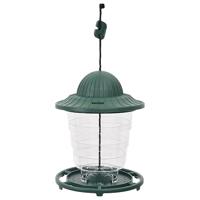 VidaXL Vogelvoeders 3 st 13x13x17 cm donkergroen - thumbnail