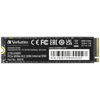 Verbatim Vi3000 2 TB NVMe/PCIe M.2 SSD 2280 harde schijf PCIe NVMe 3.0 x4 Retail 49376 - thumbnail