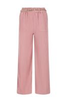 Like Flo winter corduroy wide leg broek meisjes - roze - Finn - riemlussen - thumbnail