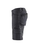 Blåkläder Short 4-weg stretch X1900 zonder spijkerzakken 19871644 | Donkergrijs/Zwart | Maat 44 - 7330509688359 - thumbnail