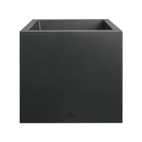 Elho Vivo next vierkant plantenbak met wielen 30cm living black - thumbnail