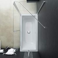 Douche klapwand 120x68x130 cm ESG - thumbnail