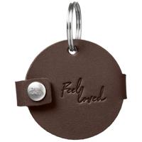 HUNTER Hondenpenning-etui Love, bruin, Maat: S - thumbnail