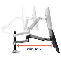Ergotron LX Dual Arm Stacking Desk Mount Monitor-tafelbeugel 2-voudig 38,1 cm (15) - 61 cm (24) Aluminium In hoogte verstelbaar, Kantelbaar, Zwenkbaar, - thumbnail