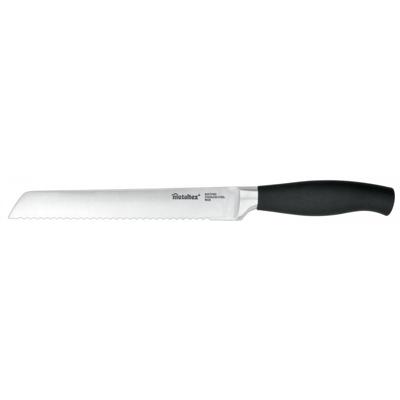 Metaltex comfort broodmes 33 cm zwart/rvs