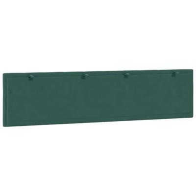 Hoofdbordkussen "Hanko" 200 cm fluweel donkergroen Hoofdbordkussen "Hanko" 200 cm fluweel donkergroen