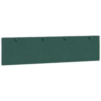 Hoofdbordkussen "Hanko" 200 cm fluweel donkergroen - thumbnail