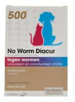 No Worm Diacur 500 voor hond en kat 10 tabletten - thumbnail