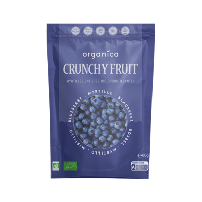 Krokant Fruit - bosbessen - 50 gram