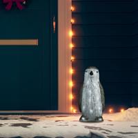 VidaXL Kerstfiguur pinguïn led binnen en buiten 30 cm acryl - thumbnail