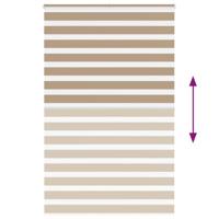 Zebra Blind 140x200 cm stofbreedte 135,9 cm polyester zandbruin - thumbnail