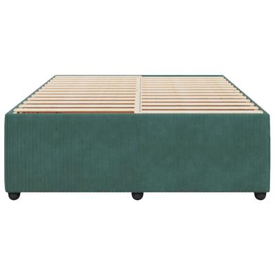 Bedframe zonder matras 180x200 cm fluweel donkergroen Bedframe zonder matras 180x200 cm fluweel donkergroen