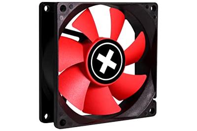Xilence XPF80.R.PWM PC-ventilator Zwart, Rood (b x h x d) 80 x 25 x 80 mm - thumbnail