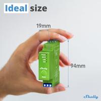 Shelly Shelly Pro Dimmer 1PM DIN-railrelais Bluetooth, WiFi - thumbnail
