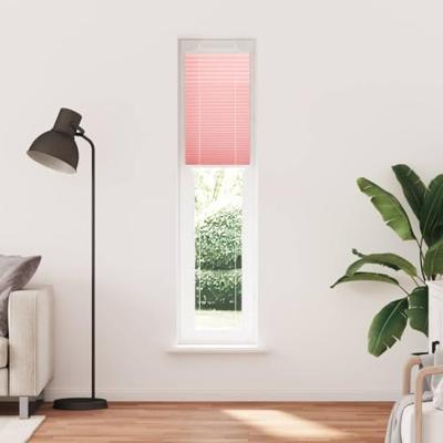 VidaXL Plissé rolgordijn 45x200 cm stofbreedte 44,4 cm polyester roze VidaXL Plissé rolgordijn 45x200 cm stofbreedte 44,4 cm polyester roze