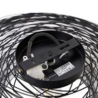 QAZQA Design plafondlamp zwart ovaal - Sarella - thumbnail