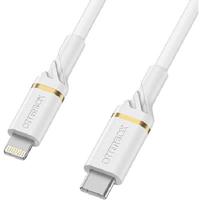 OtterBox Versterkte USB-C naar Lightning Cable, MFi Certified, snellaadkabel voor iPhone en iPad, ultrarobuust, buig- en buigzaam getest, 1m, Wit - thumbnail