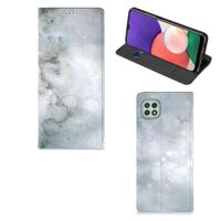 Bookcase Samsung Galaxy A22 5G Painting Grey - thumbnail