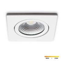 LED-inbouwspot Trento wit dimbaar IP54 - thumbnail