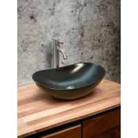 Waskom Casajoy Elavo Zwart 51 cm Keramiek Casajoy - thumbnail