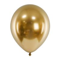 Gouden Glossy Ballonnen 30cm (50st) - thumbnail