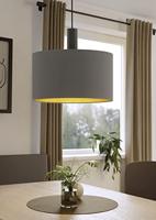 Eglo HanglampConcessa 1 38cm cappuccino met goud - 97682 - thumbnail