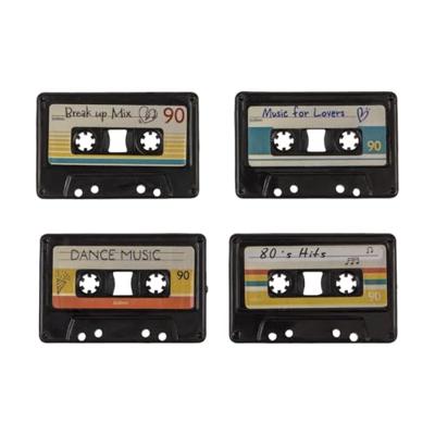 Cassettebandje magneten (set van 4) - thumbnail