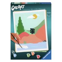 Ravensburger creart schilderen op nummer - at the lake - thumbnail