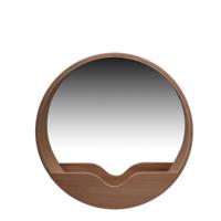 Zuiver Ronde Spiegel 'Round Wall' Eiken, 40cm - thumbnail