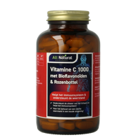 All Natural Vitamine C 1000 TR met Bioflavonoïden & Rozenbottel Tabletten - thumbnail