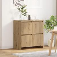 Dressoir Artisan Eiken 70 x 41 x 75 cm Bewerkt hout - thumbnail