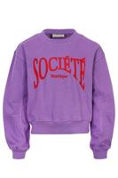 LOOXS 10sixteen Zomer sweater meisjes terry - Paars - thumbnail