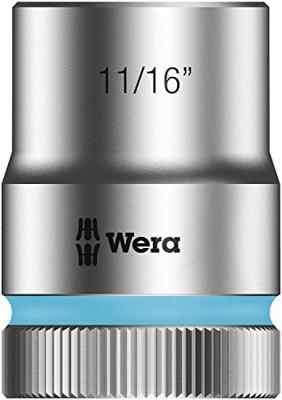 Wera 8100 SC 10 Zyklop Metal-ratelset doorsteekvierkant, 1/2"-aandrijving, inch , 28 -delig - 1 stuk(s) - 05004080001