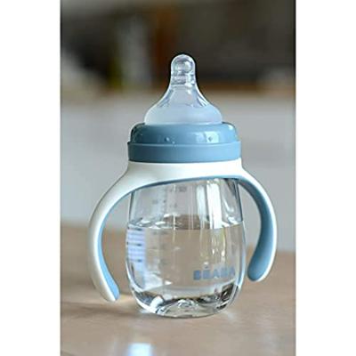 Leerfles 2 in 1 (210 ml) BEABA blauw - thumbnail