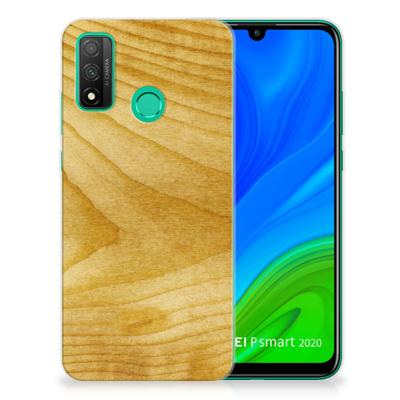 Huawei P Smart 2020 | Bumper Hoesje | Licht Hout