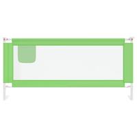 VidaXL Bedhekje peuter 200x25 cm stof groen - thumbnail