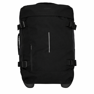 New Rebels Gassaway Trolley 35L Stevige Lichtgewicht reiskoffer met Dubbele Wielen - Zwart