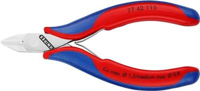 Knipex Elektronica-zijsnijtang met meer-componentengrepen 115 mm - 7742115
