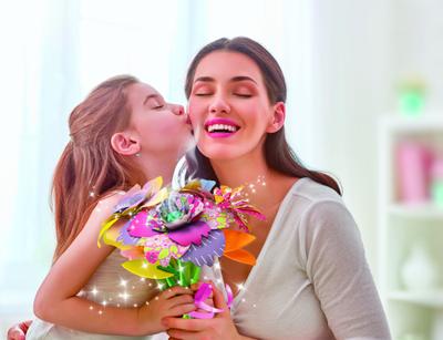Clementoni idea geurbloemen maken knutselset, 8 bloemen
