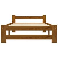 Bedframe massief grenenhout honingbruin 100x200 cm - thumbnail