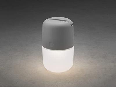 KonstSmide Solar tafellampAsissi 19,5cm grijs - 7805-302