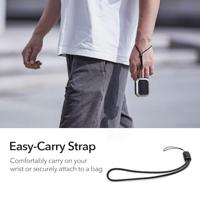 ESR Orbit Hybrid HaloLock Beschermhoes voor oplaadcase Geschikt voor (koptelefoon): In Ear koptelefoon Titaan - thumbnail