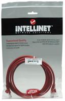 Intellinet 319898 RJ45 Netwerkkabel, patchkabel CAT 5e U/UTP 7.50 m Rood 1 stuk(s) - thumbnail