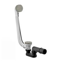 Badoverloop Hotbath Cobber Combinatie Verlengd Geborsteld Nikkel - thumbnail