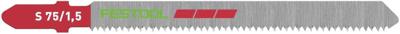 Festool S 75/1,5/5 Decoupeerzaagblad PLASTICS PROFILE VE=5 - 204268