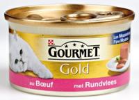 Gourmet Gold Mousse Kattenvoer nat met Rund bij Jumbo - thumbnail