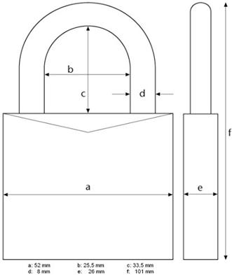 ABUS 11886 Hangslot Cijferslot