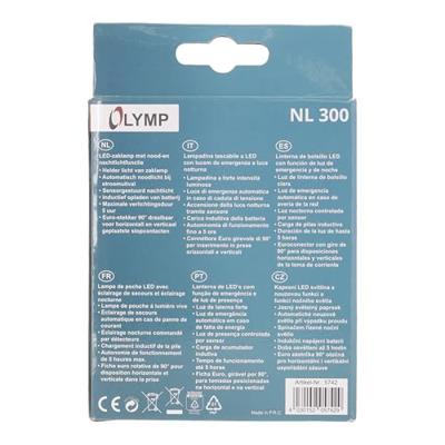 Olympia NL 300 Mini-zaklamp werkt op een accu LED Met nachtlampfunctie, Met noodlichtfunctie 5 h 105 g Olympia NL 300 Mini-zaklamp werkt op een accu LED Met nachtlampfunctie, Met noodlichtfunctie 5 h 105 g