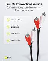 goobay 2x Tulp kabel - thumbnail