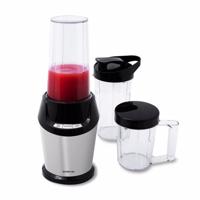 Inventum NB230RS blender 0,7 l Blender voor op aanrecht Zwart, Roestvrijstaal 1000 W - thumbnail